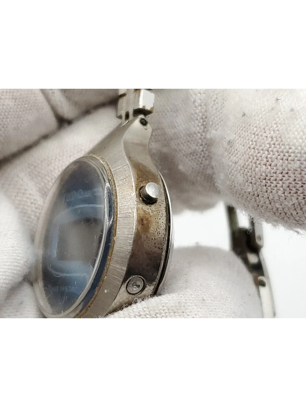 Vintage Ti Texas Instruments LCD Quartz Womens  Watch For Parts Or Repair